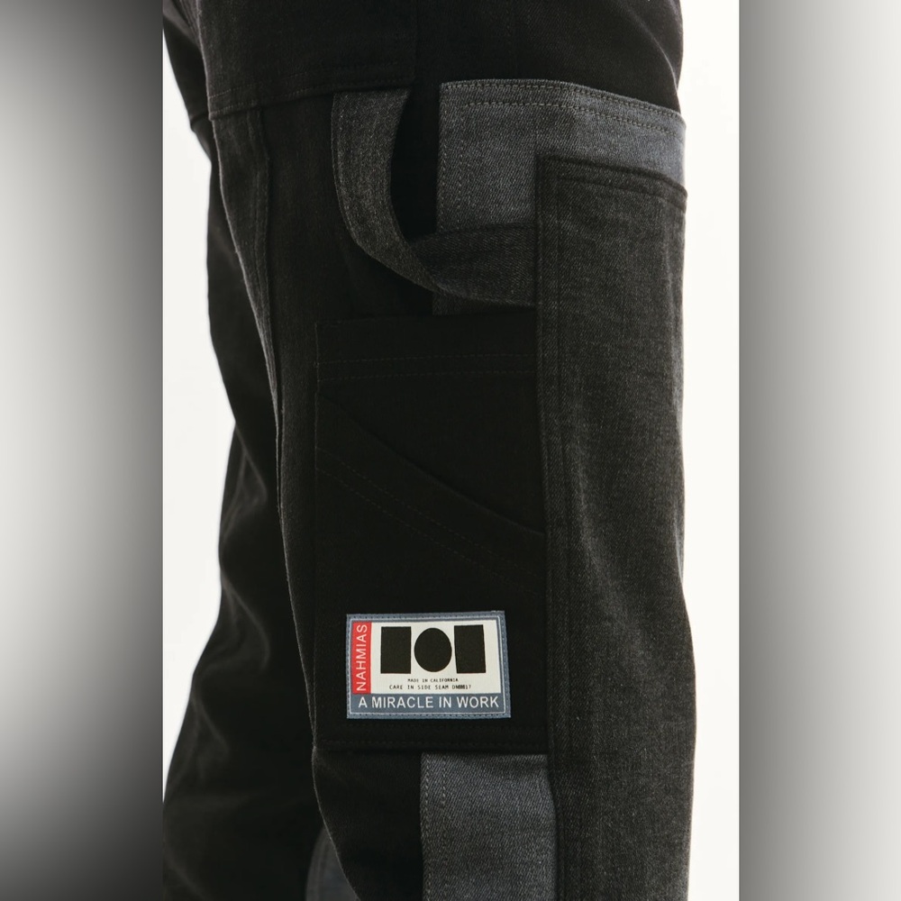 NWT NAHMIAS Colorblock Carpenter denim Jeans - Picture 11 of 15